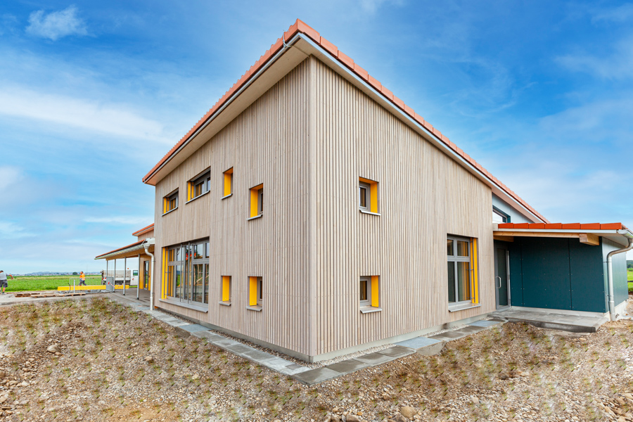 Massivholzbau Kindergarten Frechenrieden